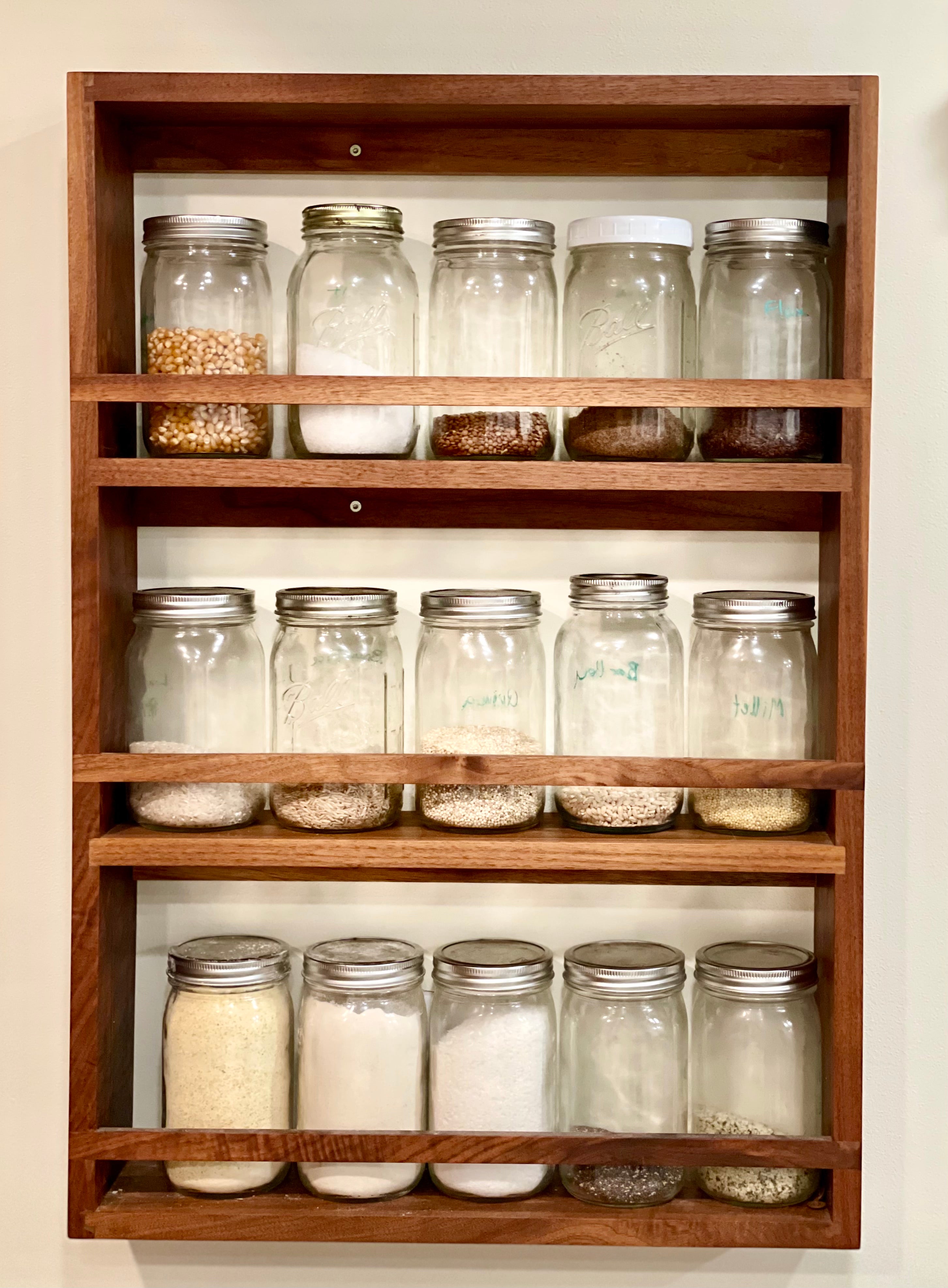 Mason discount jar rack